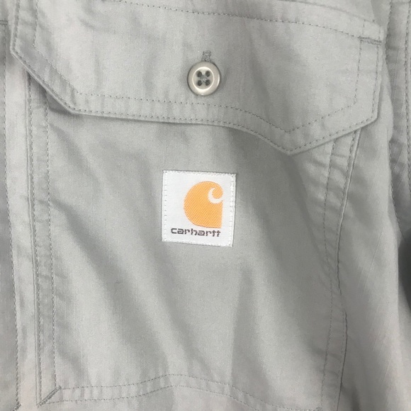 Carhartt Force Button Down Shirt Relaxed Fit M - Picture 3 of 6